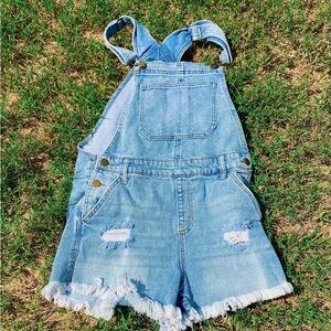 Wild Fable Light Blue Kids Overalls